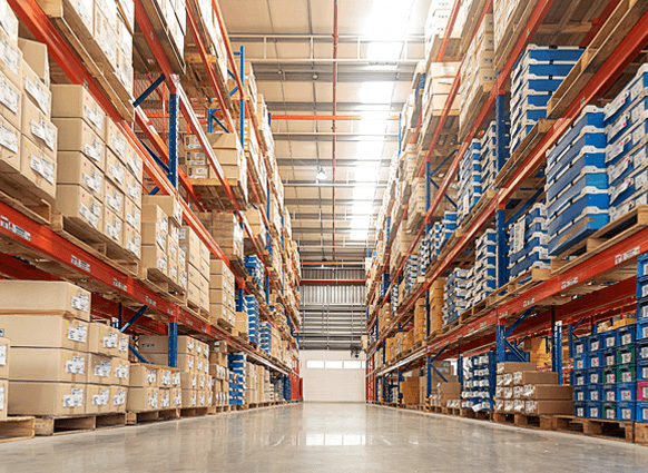 Vendor managed inventory warehouse